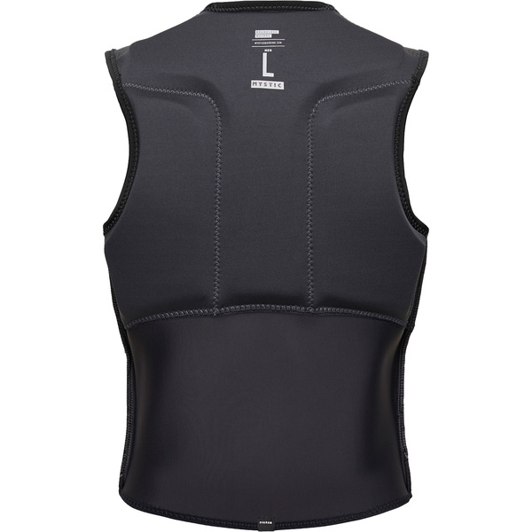 2026 Mystic Mens Block Front Zip Impact Vest 35005.230212 - Black